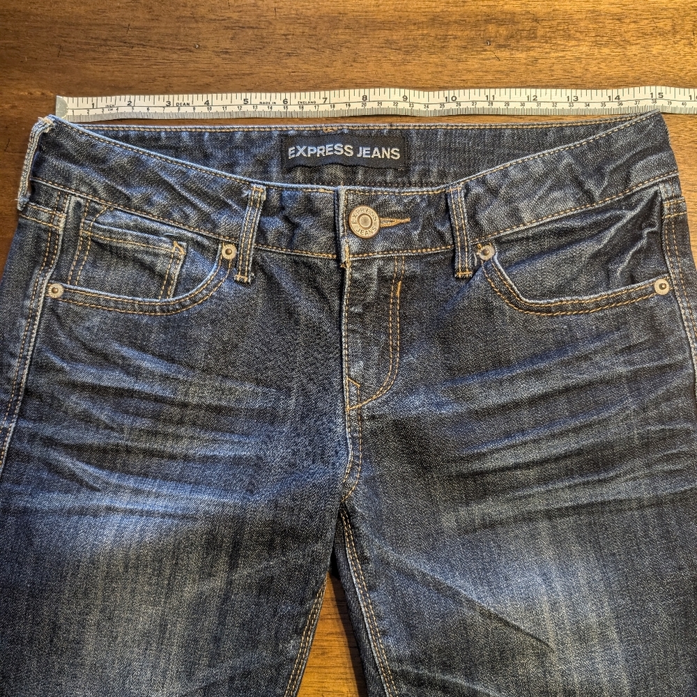 Express Stella Low Rise Bootcut Jeans - Picture 14 of 15